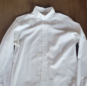 Eton Dress Shirt - White Oxford Cotton - Sz 15.5/39 Slim
